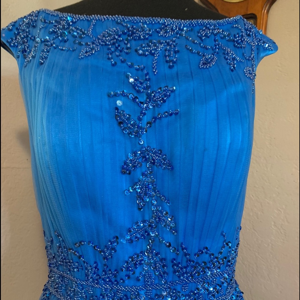 Blue formal dress